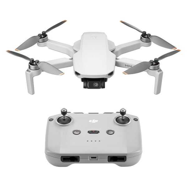 DJI Mini 4K, drone with 4K UHD camera for adults, under 249 g, 3-axis gimbal stabilization, 10 km video transmission, auto-return, wind resistance, 1 battery for 31 min flight time, C0, QuickShots