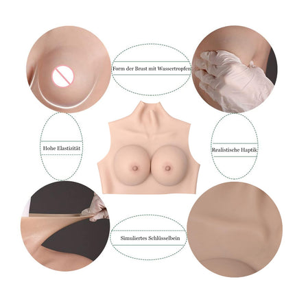 Silicone Breasts Silicone Breasts Fake Boobs Breast Plates Bra Cup Breasts Cross-Dressing Breasts Fake Breast Enlargement for Crossdresser Cosplay