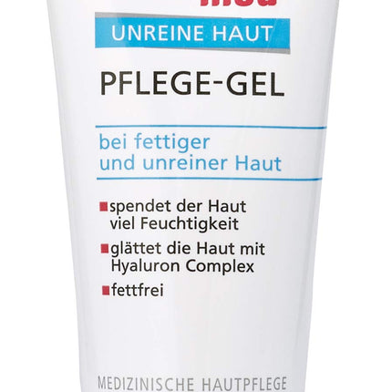 sebamed Impure Skin Care Gel, smoothes the skin with Hyaluron Complex, soothes and cares for impure and oily skin, content 50 ml (1 pack)