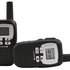 Olympia PMR 1208 Walkie Talkie Radio Black Handheld Radios up to 8 Km Range