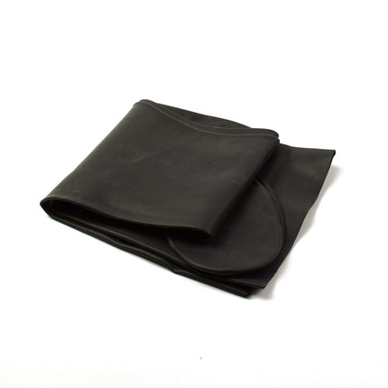 Rubberfashion Latex Stockings Long - Sexy Overknee Thigh High Socks for Women and Men Black 0.4mm XL