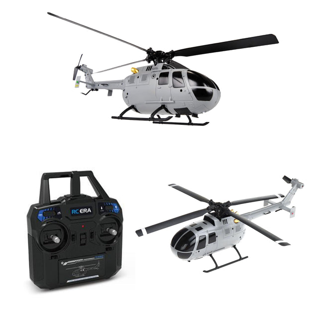 Remote Control Helicopter, 4CH RC Helicopter RTF with Aileronless Design and 6-Axis Gyro, Modularized Battery, One-Key Takeoff/Landing, Altitude Hold, for Adults Gift