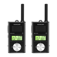 Rechargeable Walkie Talkies for Adults, Metal Housing Premium Long Range 2 Way Radio - PMR Walkie Talky with 1000 mAh Battery VOX Back Clip