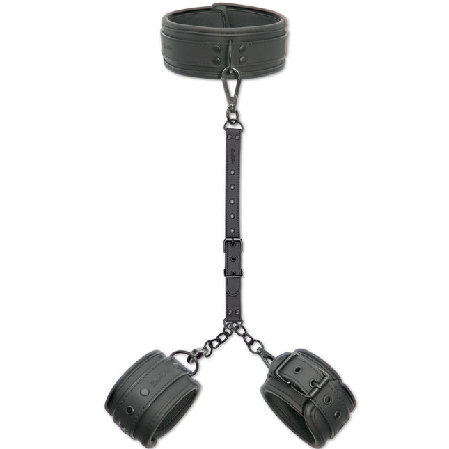 DaniChou® 3-in-1 Bondage Set with Collar &amp; Handcuffs, Premium SM Toys for Couples, Bondage Set, Handcuffs, BDSM Collar, Restraints, Sex Toys for Couples, Sex Toys Erotic