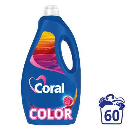 Coral Color Protection Color Detergent Liquid detergent for colors longer like new XXL 60 WL
