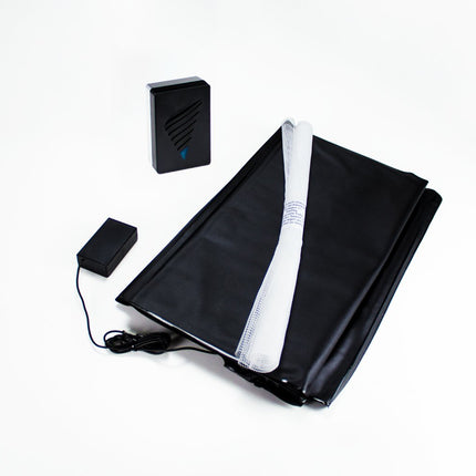 Pratoline wireless alarm mat - care aid - with vibration receiver - 70cm x 40cm - dementia fall prevention - anti-walker protection