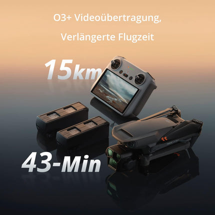 DJI Mavic 3 Pro Cine with DJI RC Pro (light-up starter screen), flagship drone with triple camera, Apple ProRes support for 3 cameras and 1 TB of storage, three Intelligent Flight Batteries and more