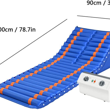 FOOJO Anti-Decubitus Mattress, Alternating Pressure Mattress with Lift and Left and Right Flip Design Function, Medical Air Mattress for the Prevention of Pressure Sores and Decubitus