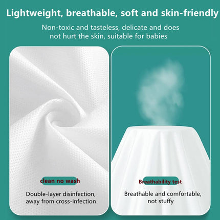 Disposable Twin XL Size Bed Sheets, Disposable Travel Sheets for Hotels with Duvet Cover and Pillowcase, Travel Bedding, Disposable Bed Sheets, No Need to Wash Bed Sheets