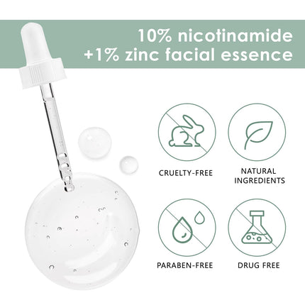 Niacinamide 10% + Zinc 1% 30ml, Serum Hyaluronic Serum Anti-Wrinkle Face Serum, Moisturizer Face Skin Care Serum, Hydrating Face Serum