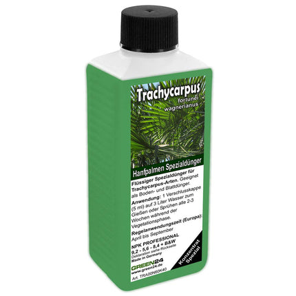 GREEN24 Trachycarpus fertilizer for hemp palms Ticino palms Trachycarpus fortunei wagnerianus palms as a special root fertilizer + foliar fertilizer professional line fertilize