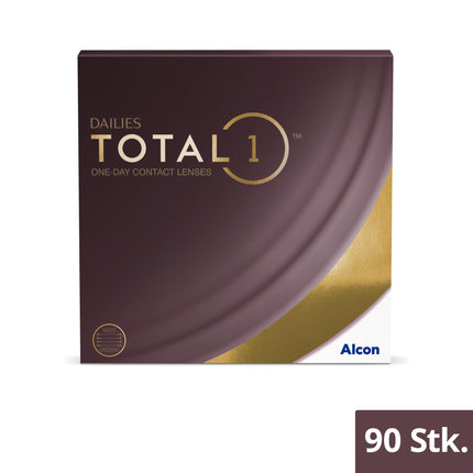 Dailies Total 1 Daily Soft Contact Lenses | 90 pieces | BC 8.5 mm | DIA 14.1 mm | -02.50 diopters