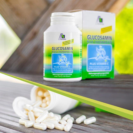 Avitale Glucosamine 500 mg Chondroitin 400 mg Capsules, 180 Capsules, 1 Pack (1 x 192.4 g)