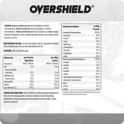 Overshield® Crème de la Crème (One Size, Choco Coco Cream)