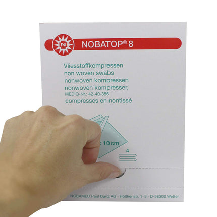 Noba dressings 8 compresses 10x10 cm sterile, 50 x 2 pieces