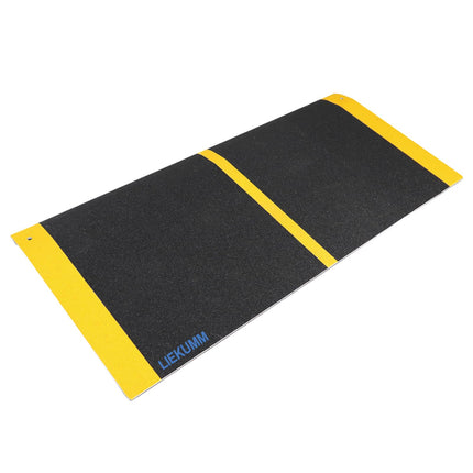LIEKUMM 40 x 80 cm door threshold ramp, up to 300 kg, lightweight access ramp threshold ramp with anti-slip surface, curb ramp for doors, stairs, steps