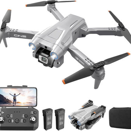 OKYUK i3 PRO Drone with 4K Camera, 50-Min Flight Time, Under 139g, 200-Meter FPV Transmission, Brushless Motor, Follow-Me/Return/Photography/Video, RC Quadcopter for Beginners and Adults (Gray)