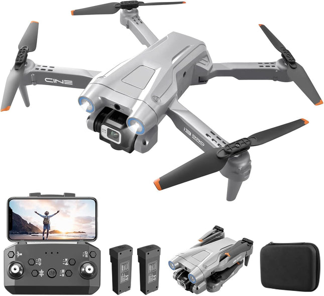 OKYUK i3 PRO Drone with 4K Camera, 50-Min Flight Time, Under 139g, 200-Meter FPV Transmission, Brushless Motor, Follow-Me/Return/Photography/Video, RC Quadcopter for Beginners and Adults (Gray)