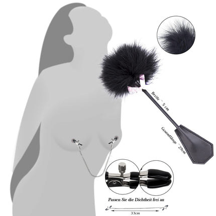 BDSMYEE Deluxe Love Swing Kit for the Ceiling, Sex Swing Sex Furniture with Feather Tickler &amp; Nipple Clip Chain, Love Swing Sex Swing with 5 Head Cushions, Lumbar Cushion, Hip Cushion, Leg Cushion, Load Capacity 200 kg