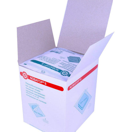 Noba dressings 8 compresses 10x10 cm sterile, 50 x 2 pieces