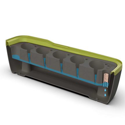 Romberg BoQube L Plus (planting system, color anthracite-summer green, PAH-free, food-safe, with ventilation) 16294169