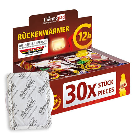 THERMOPAD back warmer – THE ORIGINAL: 30 x heat pads for 12 hours of warmth | Ready-to-use pads | Extra warm heat cushion pads, also suitable as neck warmer, shoulder warmer &amp; kidney warmer