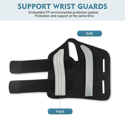 HMCEY Wrist Splint Carpal Tunnel Syndrome Splint Wrist Bandages Wrist Support Carpal Tunnel Wrist Support for Sprains, RSI and Tendonitis (S/M Right, Black)