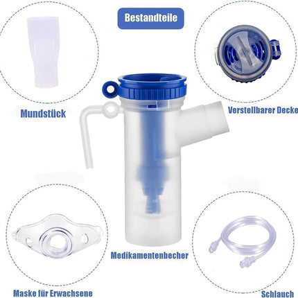 Accessories for inhaler, adult nebulizer air tube mouthpiece filter, suitable for all types of nebulizer inhaler.