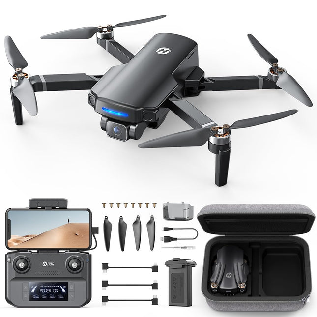 Holy Stone HS360S Drone with 4K GPS Camera for Adults, 3KM Long Range 5G Image Transmission, 20 Min Long Flight Time, Follow Me, Return, RC Foldable Drone Complete Set under 249g for Beginners, C0