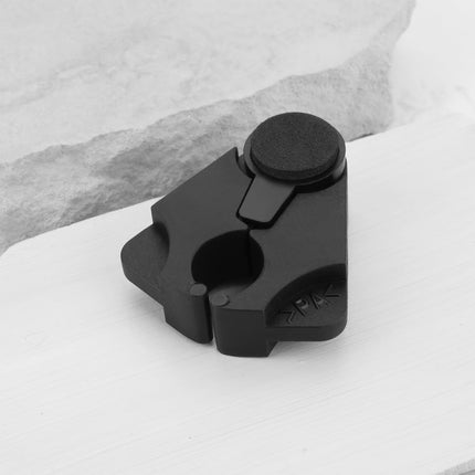 OTOTEC 2 pieces walking stick holder for table black 5.2x4.7cm height 2.1cm ideal for tube diameters from 1.6cm to max. 2.5cm table clamps
