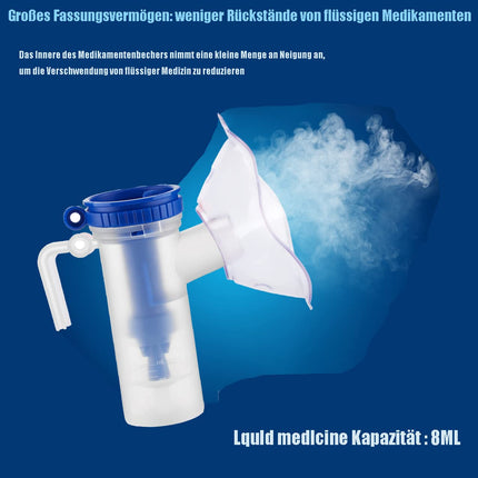 Accessories for inhaler, adult nebulizer air tube mouthpiece filter, suitable for all types of nebulizer inhaler.
