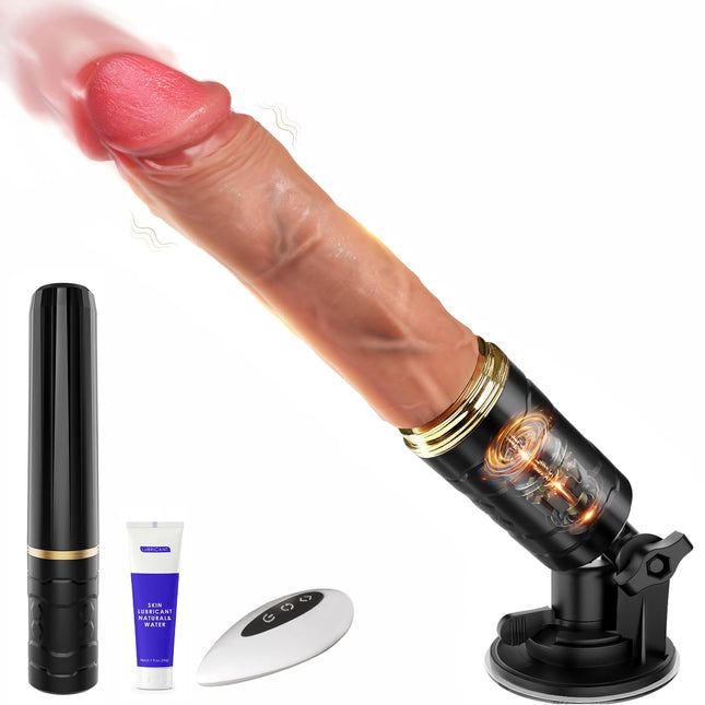 Cacuola Dildo with 5 thrusting functions &amp; 7 vibrations for women, vibrator sex toys for couples, sex toys for women and men, vibrator sets for women and men, dildos, sex machines, machines &amp; devices