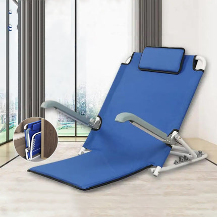 XIUXLI Bed Backrest Support Bed Adjustable Backrest Seat Chair Reading Seat Chair 5 Degree Comfortable Chair Travel Beach Bed Wedge Pillow Gaming Chair for Elderly