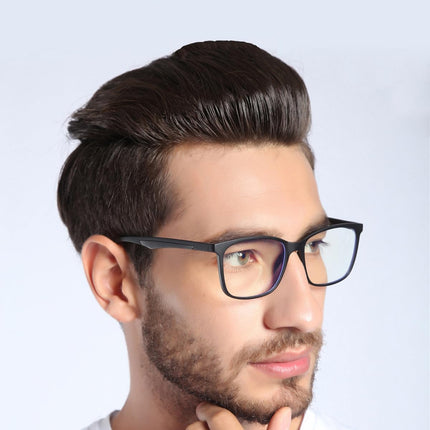 ANRRI Blue Light Blocking Glasses, Anti-Eye Fatigue Lens, Lightweight Frame Glasses, Black, Men/Women