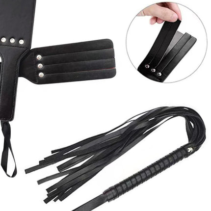 BDSMAGE Restraints Sex Set 25 PCS BDSMs Toys Hard Erotic Sex Toys for Couples Extreme Sex Toys Set for Couple Set Bondage Set Restraint Set SM Sex Toys Extreme Couples (Black - 25)
