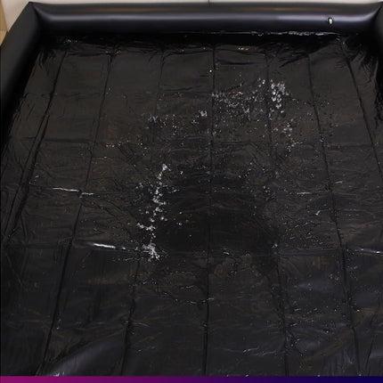 Lotion Swimming Pool Waterproof Inflatable Bed Air Bed Sheet Pool SM Bondage PVC Sheet Squirting Oil Spa Massage (189cm*161cm)