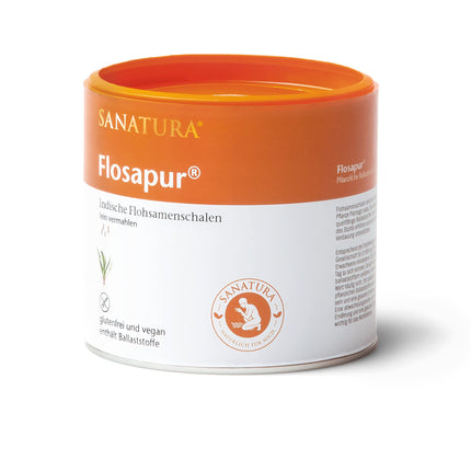 Sanatura Flosapur – 300 g – Indian psyllium husks – high-quality source of fiber – psyllium husk powder – finely ground – vegan and gluten-free