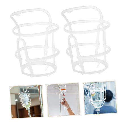 iplusmile IV Stand Bottle Holder for Saline Solution 20 Pack Reusable Bottle Nets - Infusion Supplies Portable Bottle Holder for Saline Solution