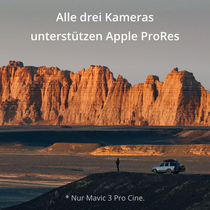 DJI Mavic 3 Pro Cine with DJI RC Pro (light-up starter screen), flagship drone with triple camera, Apple ProRes support for 3 cameras and 1 TB of storage, three Intelligent Flight Batteries and more