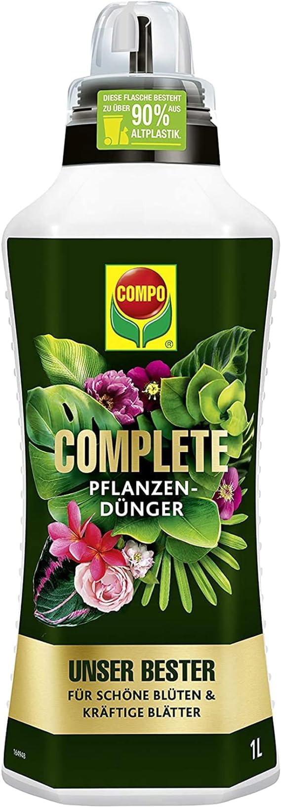 COMPO COMPLETE plant fertilizer for all plants, universal fertilizer with calcium and magnesium, 1 liter