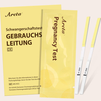 Areta 50 x Pregnancy Test Early Test 10 mIU/ml - Sensitive Pregnancy Test - Early Pregnancy Test Strips with High Accuracy | Reliable Ultra Early Pregnancy Test
