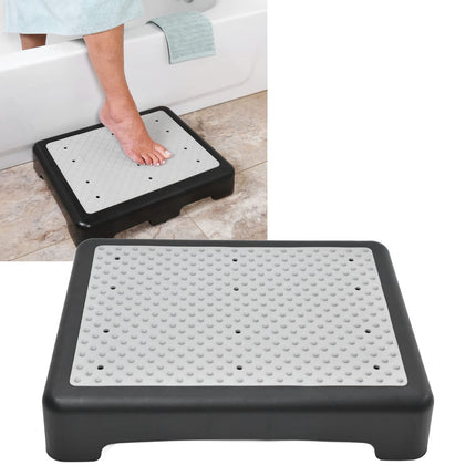 Non-slip half steps, step stool bathroom step bed footstool plastic stair aid mobility step half step stool, for adults elderly people
