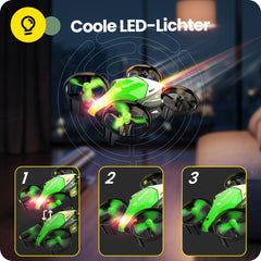 Holy Stone HS210F Mini Drone for Kids, 2 in 1 RC Quadcopter with Landing Mode and Flight Mode, One Key Start, Altitude Hold, 3D Flips, Headless Mode, Toy Gifts for Boys, C0 (Green)