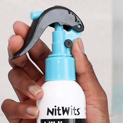 NitWits Lice Treatment for Children – All-In-One Lice Repellent Spray for Head Lice &amp; Nits – Alternative to Lice Shampoo – No Combing – Easy to Use