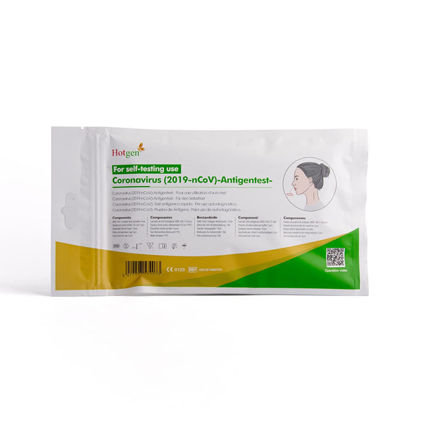 Hotgen Corona Rapid Test Self-Test Antigen Test for SARS-CoV-2, 10 Pieces (Pack of 1)…
