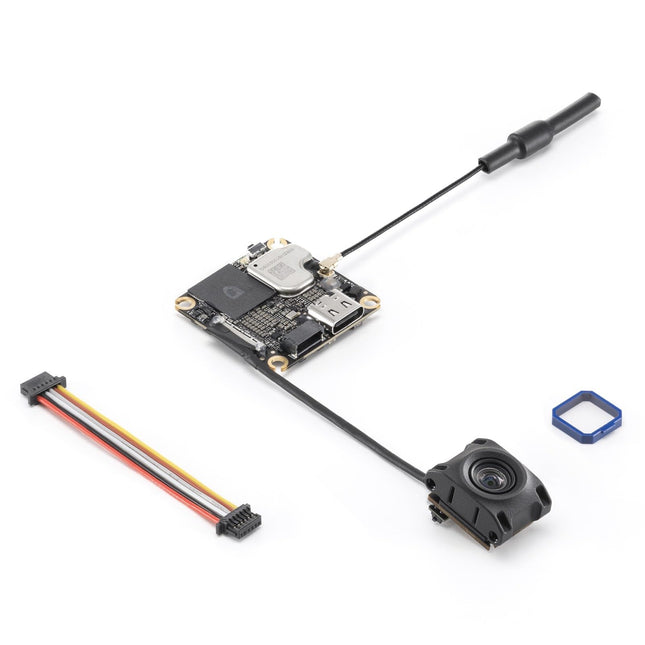 DJI O4 Air Unit for FPV drones, digital transmission system, low latency of 20 ms, maximum range of 10 km, video recording at 4K/60fps, 8.2 g lightweight body, 1/2-inch CMOS sensor
