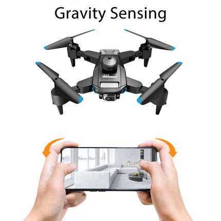 Drone with 4K UHD Camera, 50x Zoom, Gravity Sensing, Intelligent Hovering, 15-Min Flight Time, Level 4 Wind Resistance, RC Quadcopter for Beginners