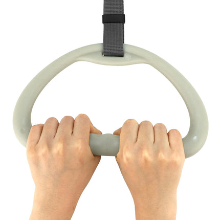 QWORK® Bed Rail Handle Extra Wide 30cm, Anti-Slip and Ergonomically Shaped with Adjustable Strap