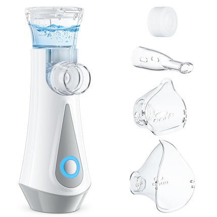 Inhaler, JOSSIS Ultra Quiet Inhaler for Adults and Children, Particle Size 1-5µm, Adjustable Spray Mist, Rechargeable Inhaler