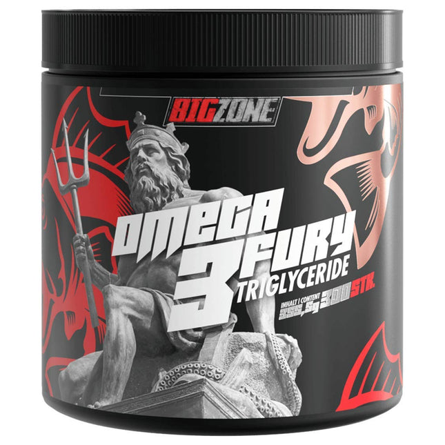 Big Zone Omega 3 Fury Triglycerides High-quality triglyceride form No added vitamin E 500mg EPA 250mg DHA/per capsule | 300 Capsules